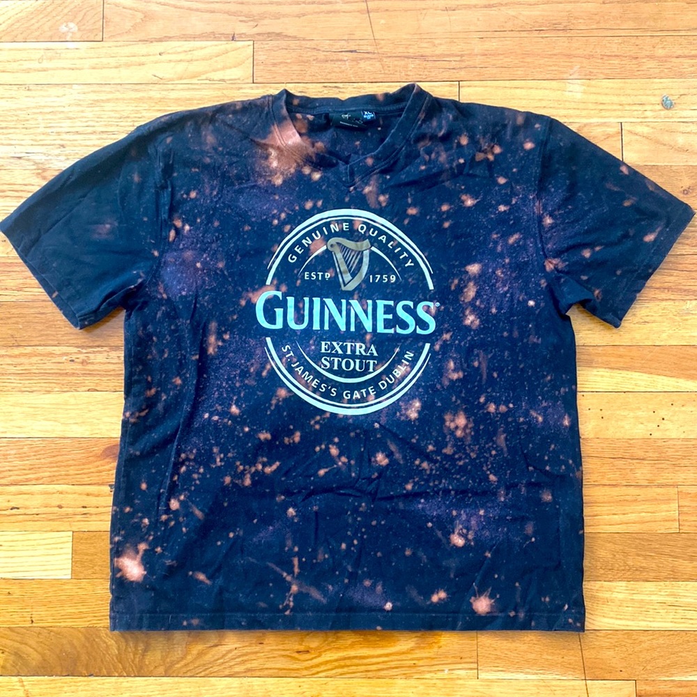 Guinness V Neck Dyed